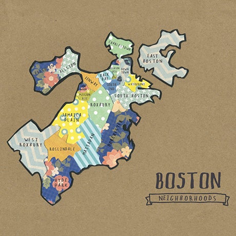 10 Pretty Maps of Boston and Massachusetts