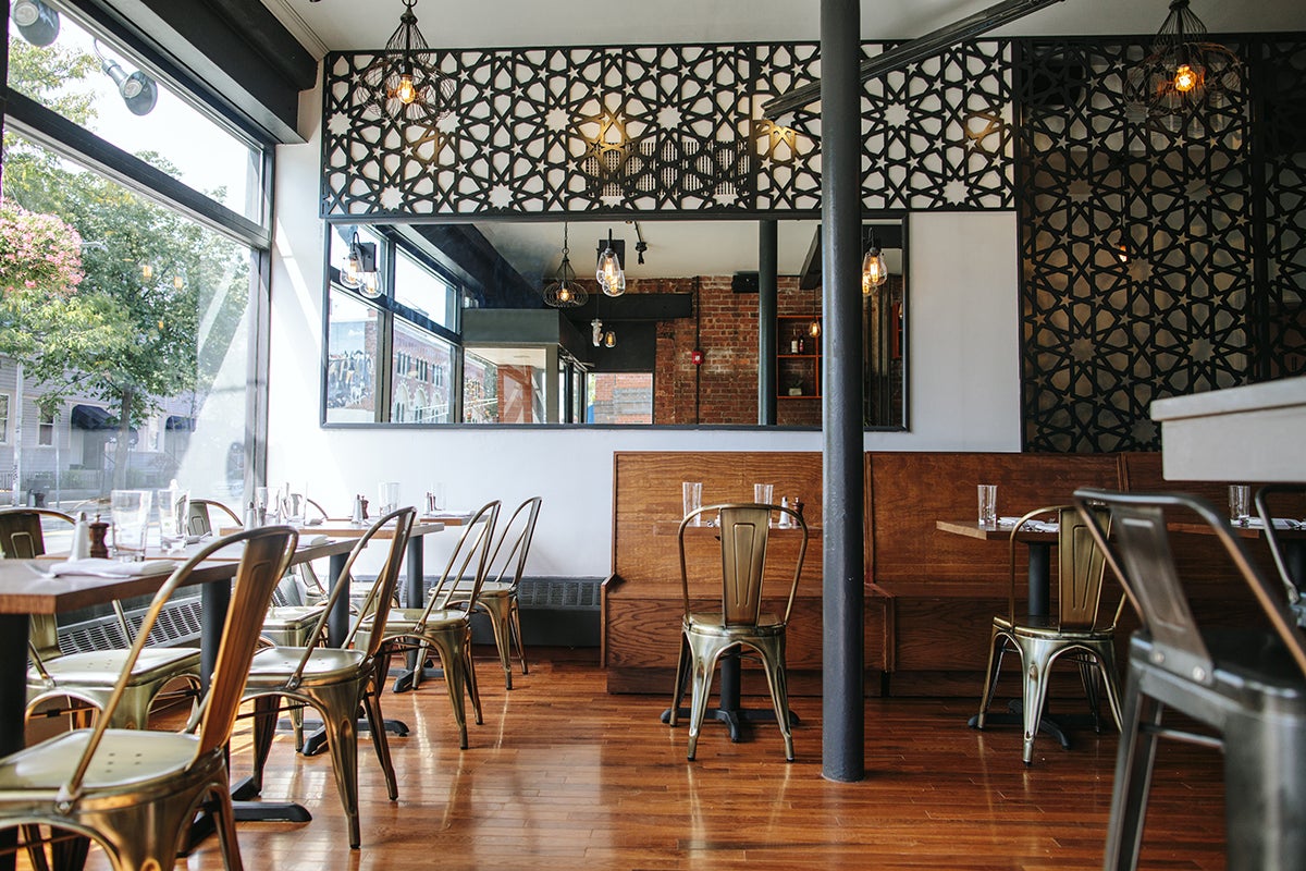 Moona Restaurant in Inman Square. / Photo by Brian Samuels provided
