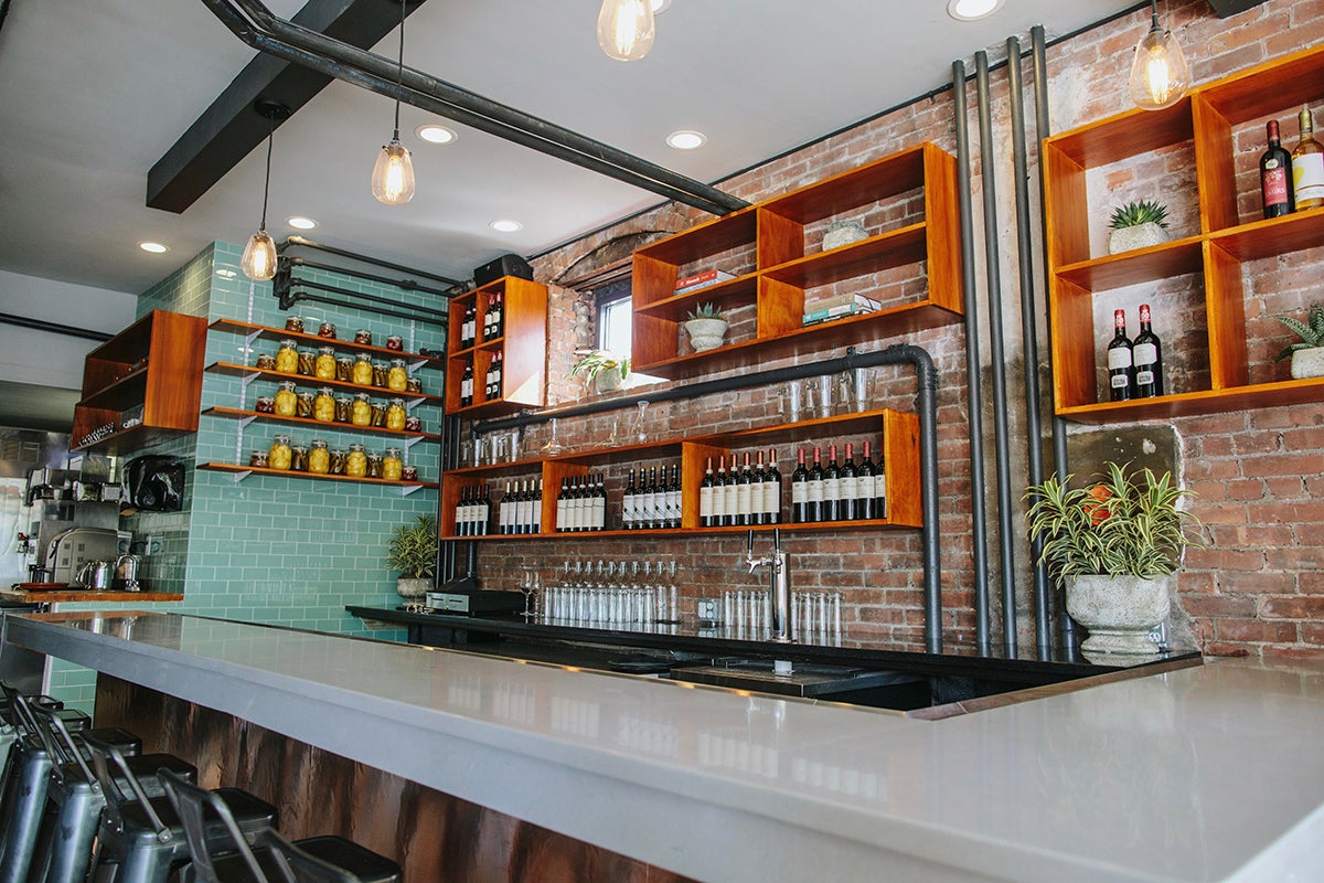 Moona Restaurant in Inman Square. / Photo by Brian Samuels provided