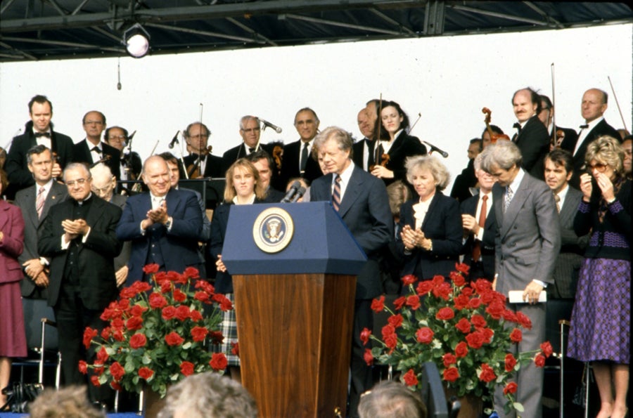 TBT: The Dedication of the JFK Library