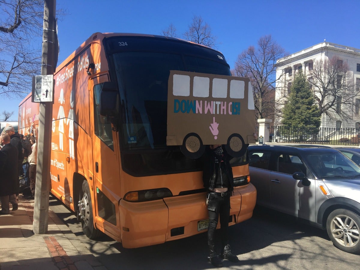 The Free Speech Bus Came to Boston