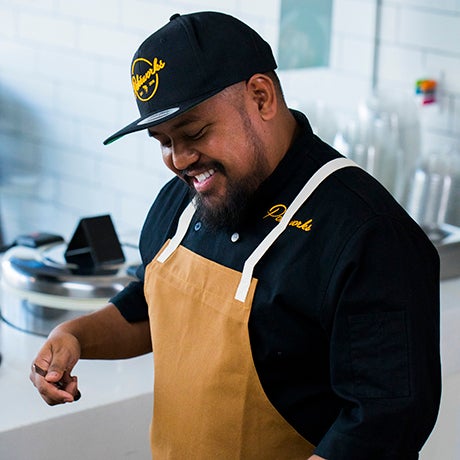 The Pokeworks Coco Bora bowl by chef Sheldon Simeon