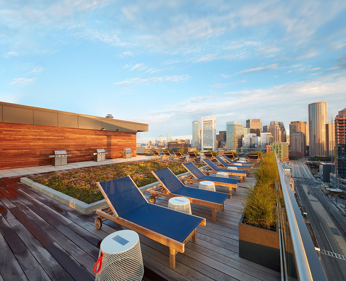 Residential Buildings in Boston with Amazing Roof Decks