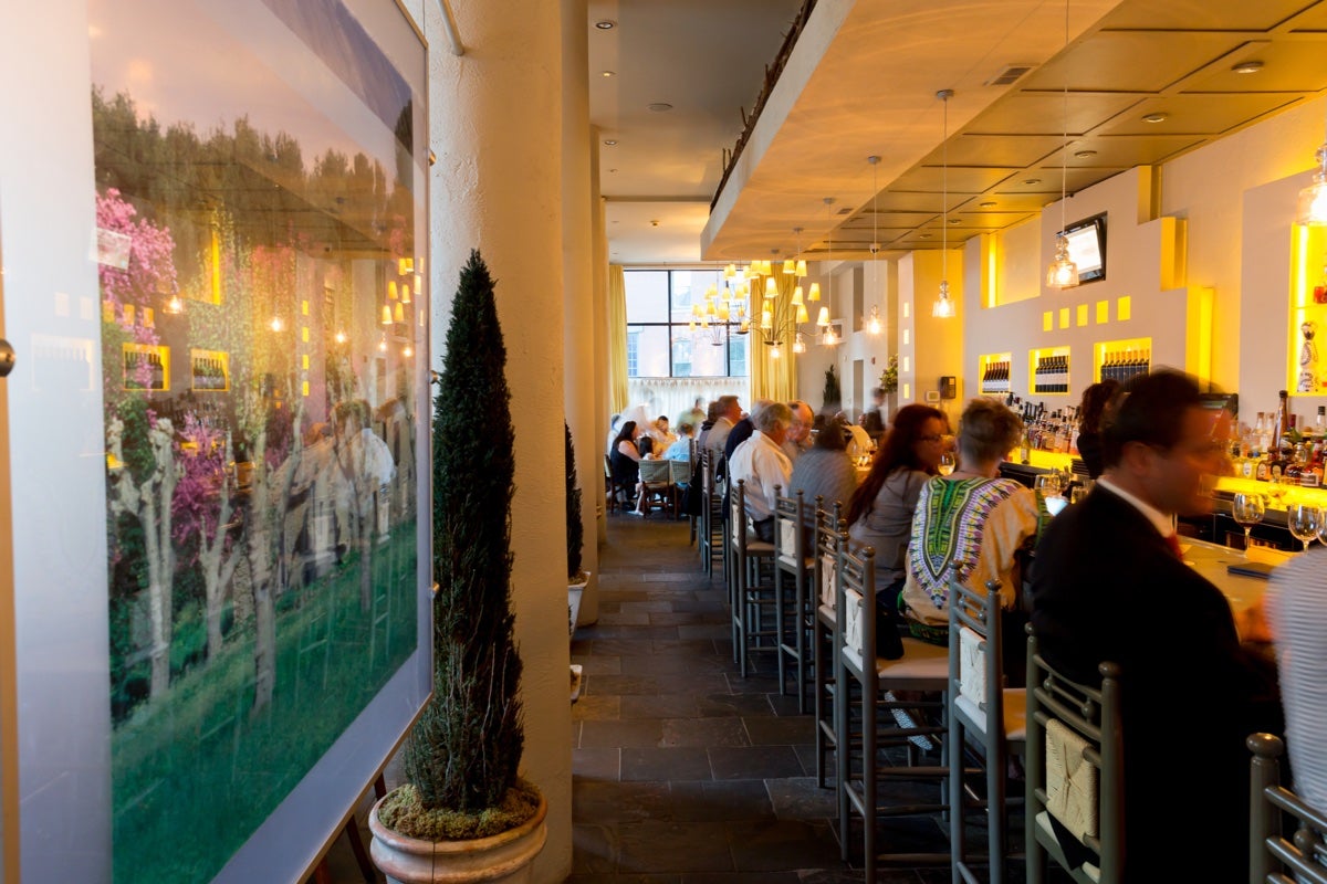 The bar at Mistral