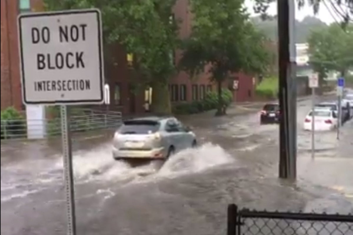 The Boston Area Was Pretty Much Underwater Last Night After Flooding