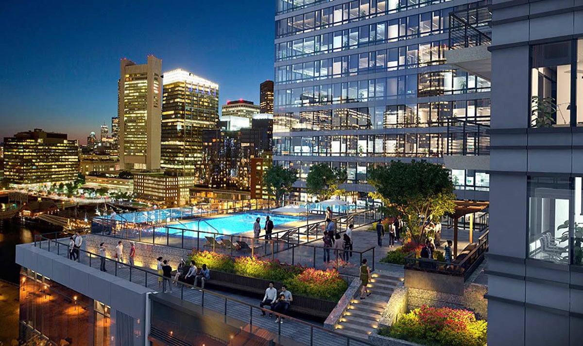 Seven Residential Buildings in Boston with Incredible Pools