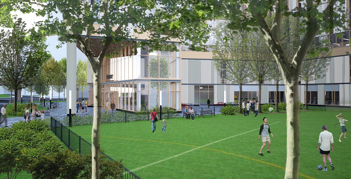 EF Is Building a Huge Public Wellness Space in Cambridge