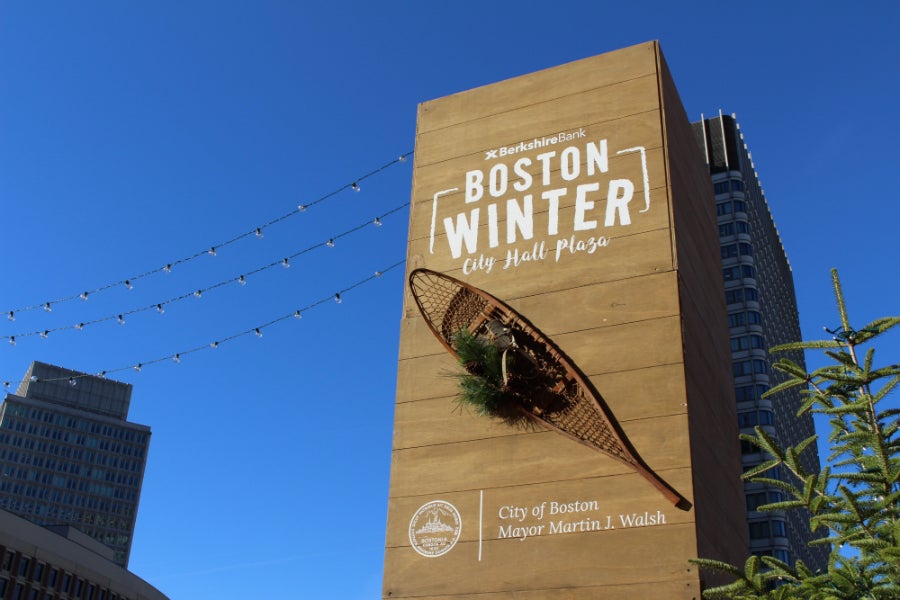 Boston Winter in City Hall Plaza Is Back and Better Than Ever