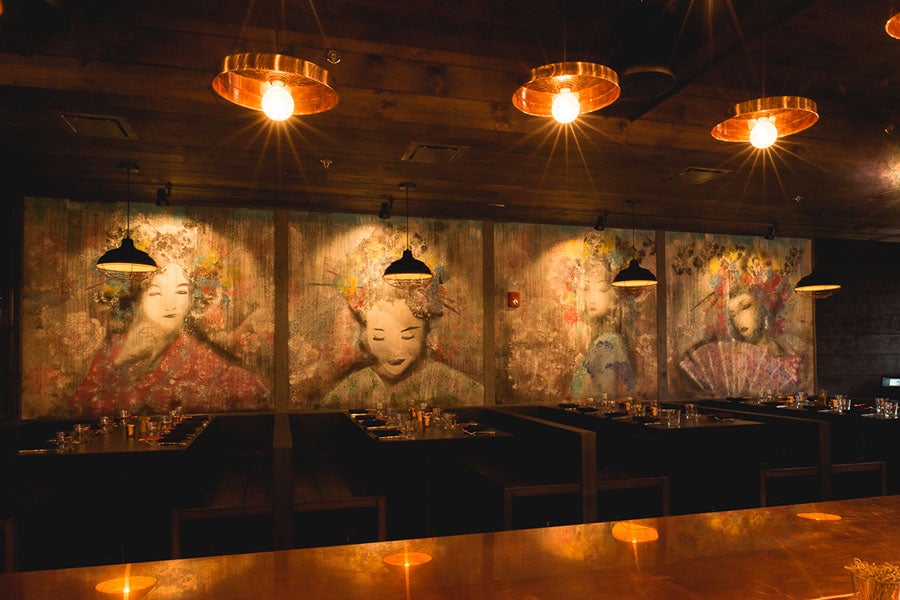 Murals by Mark Grundig at Fat Baby