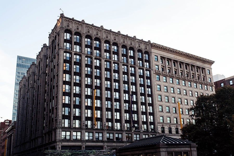 A building on the Emerson College campus