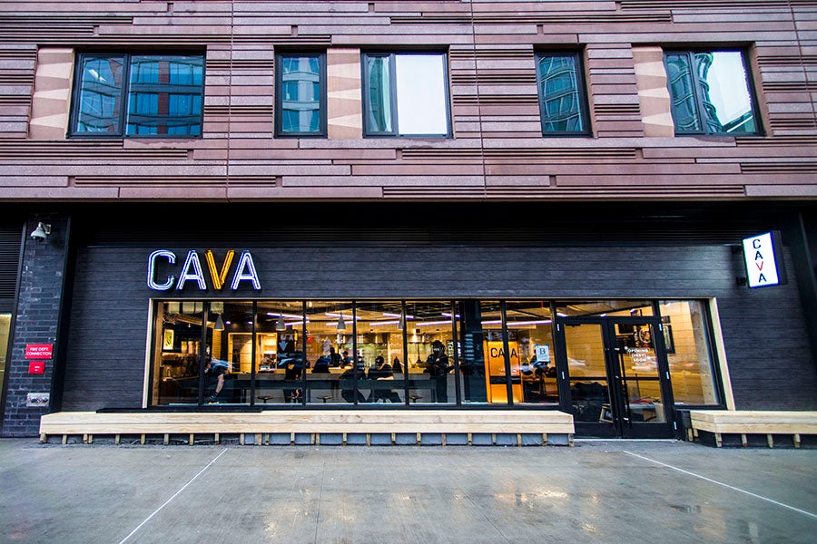 Look Inside Boston's First Location of Cava, Opening Friday in the Fenway