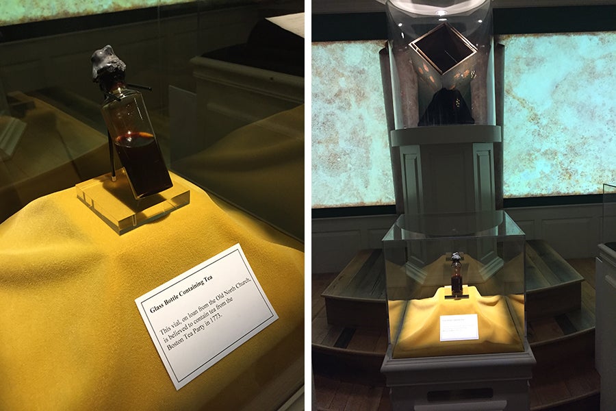 Tea Box Boston Tea Part Check Out This Original Vial of Tea from the Boston Tea Party