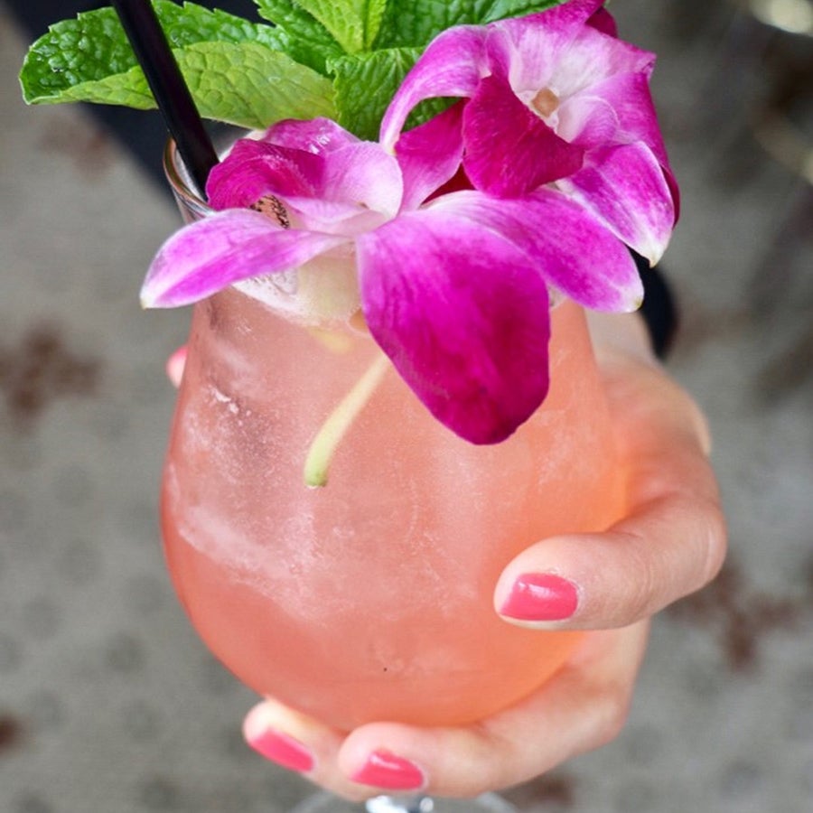 Tequila Mai Tai at Yellow Door Taqueria