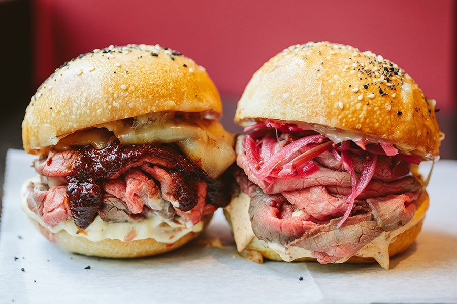 Cusser's roast beef sandwiches