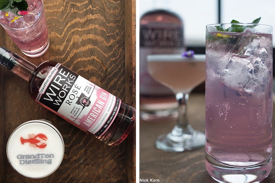 Boston Distillery GrandTen Debuts Wire Works Rosé Gin for the Summer