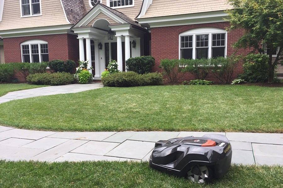 NatureWorks robotic lawn mower Walpole