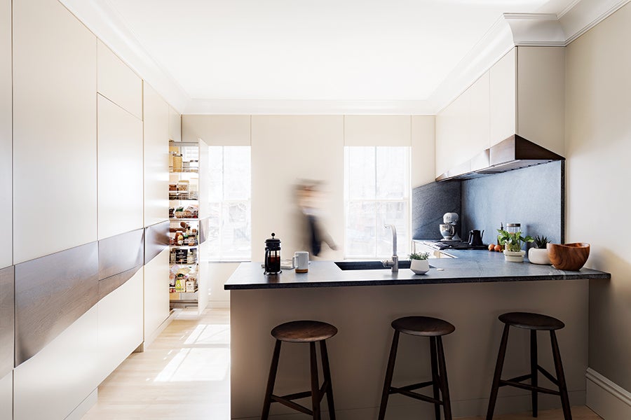 A Minimalist Kitchen in the South End