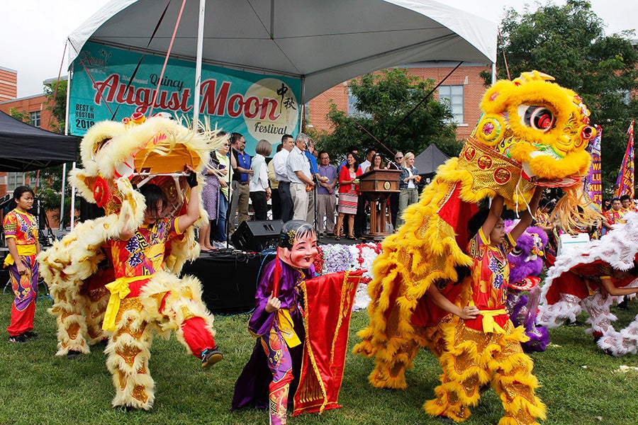 31st Annual Quincy August Moon Festival Lion Dance