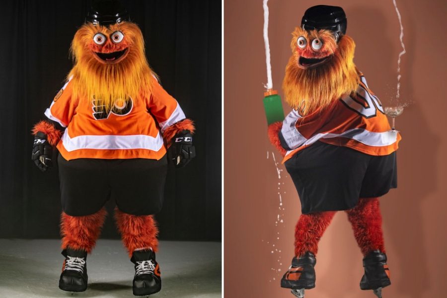 Gritty, a Pro-Union Icon, Let His Team Cross Boston's Picket Line