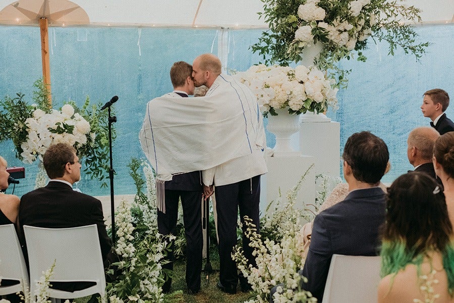 wedding ceremony in Provincetown