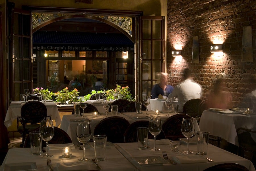 Ristorante Euno upstairs room