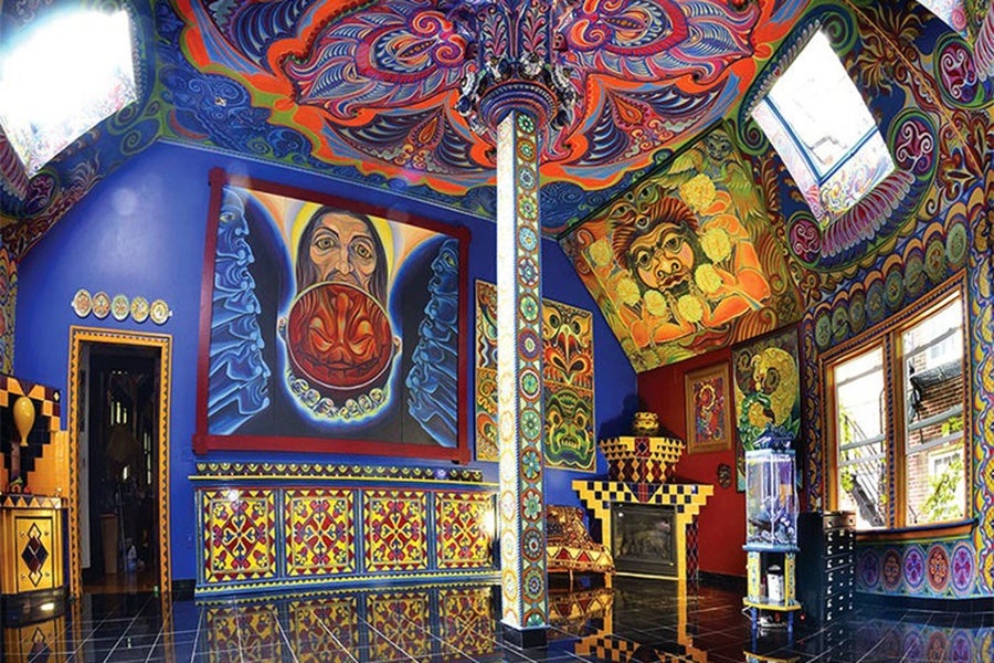 Murals in the Museum of Modern Renaissance