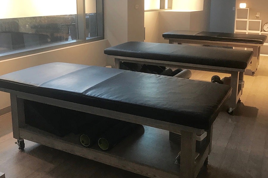 Stretch Res Table This South End Fitness Studio Is Exclusively for Post-Workout Recovery