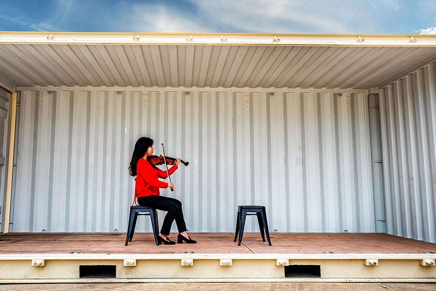 Shipping Container Concert This September, Attend a Free Private Concert in a Shipping Container