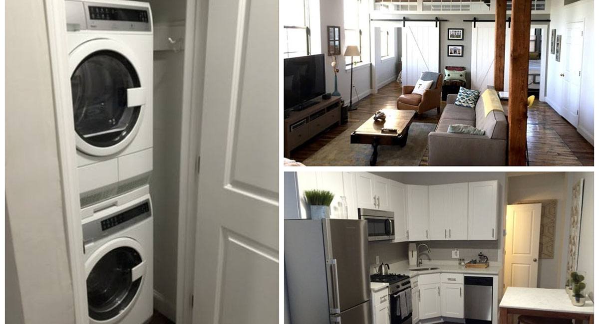 Five Apartments for Rent with In-Unit Washers and Dryers