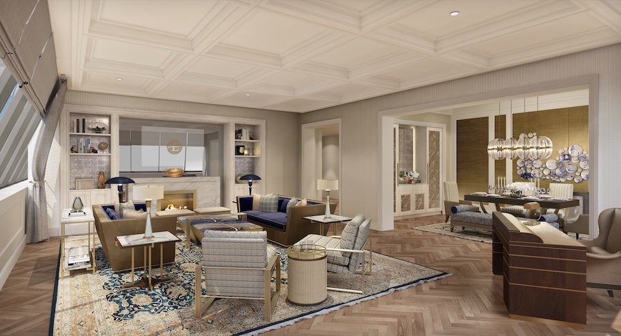 Here’s a First Look inside the Langham Hotel, Set to Re-Open in 2020