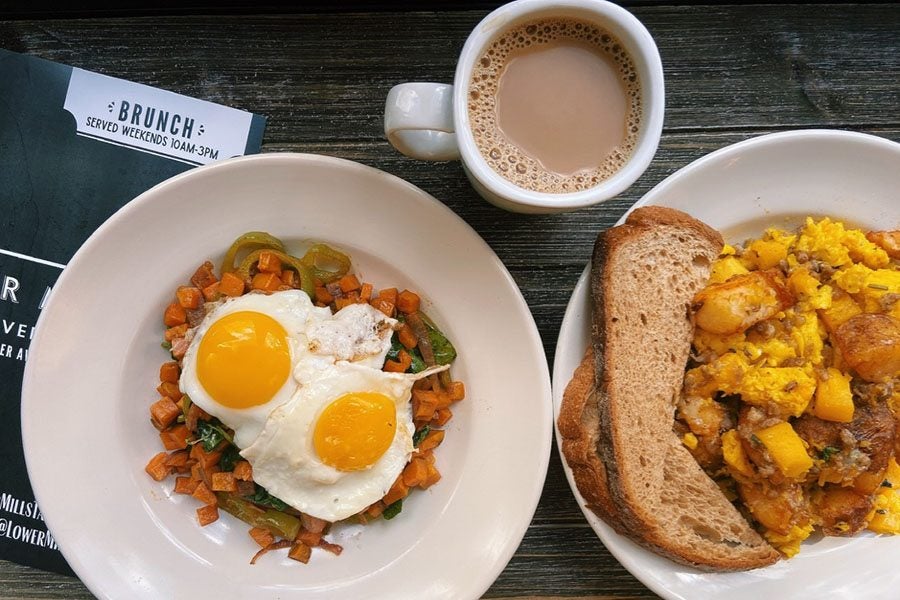 Lower Mills Tavern brunch
