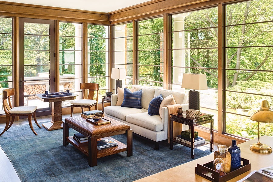 This Brookline Sunroom Got a Facelift With Floor-To-Ceiling Glass