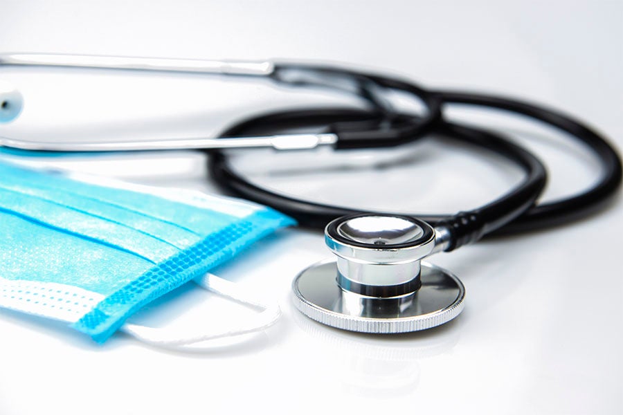 stethoscope and mask