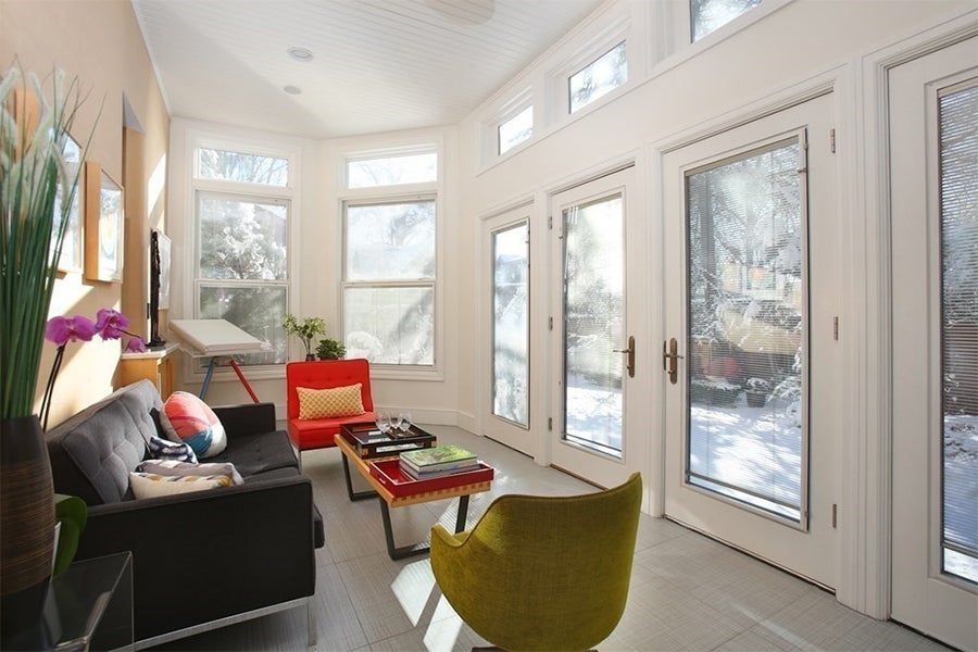 On the Market: A Red Brick Brookline Manor with an Artsy, Modern Interior