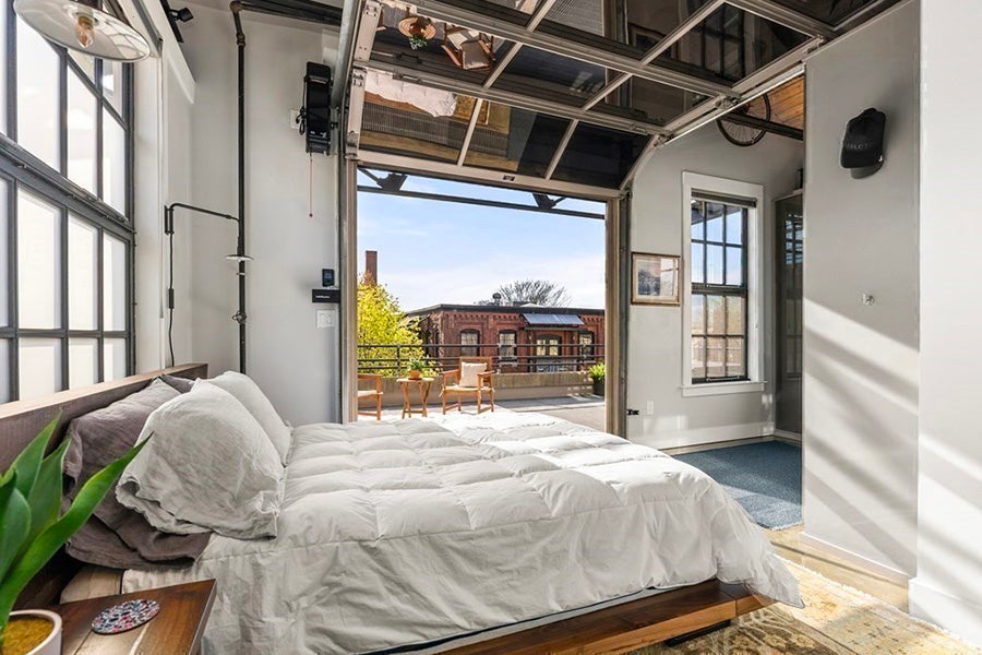 On the Market: An Industrial-Style Penthouse Loft in Davis Square