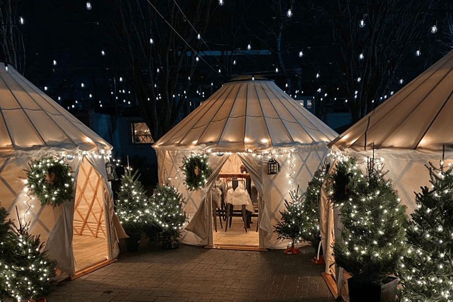 The Bowery Bar Yurts