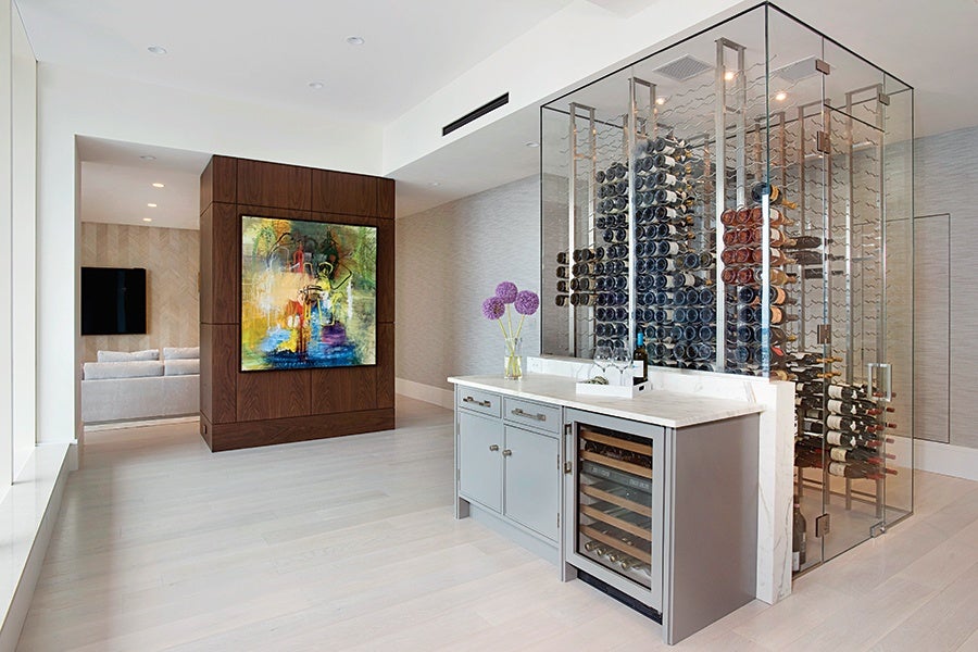 This Couple's Wine Collection Became a Statement Piece in Their New Home