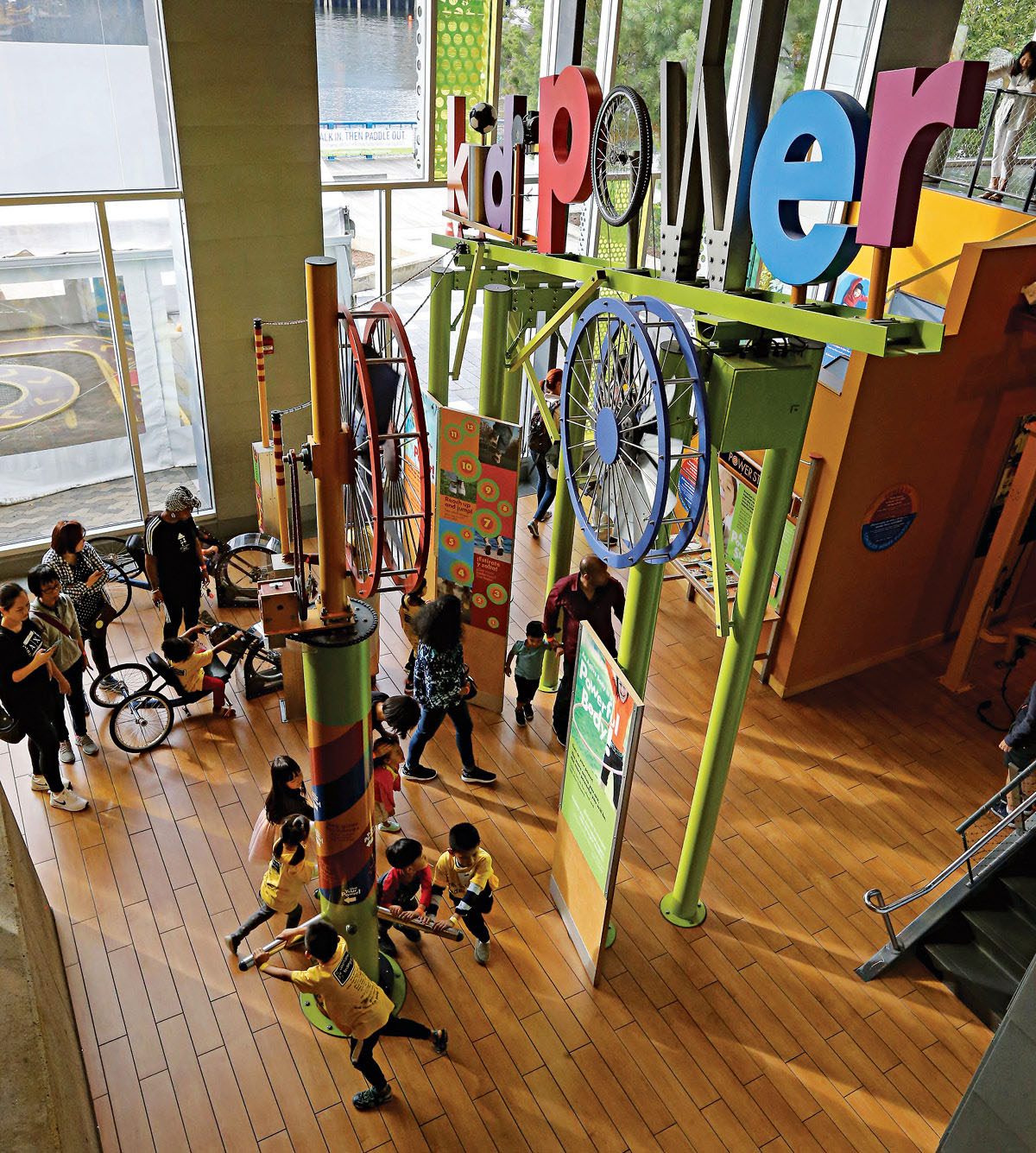 Boston Children's Museum facade and landmark milk bottle