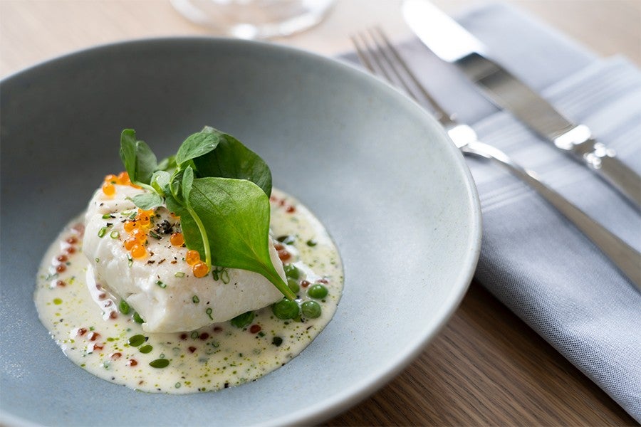 Cod - slow cooked with whey and trout roe twelve restaurant portland