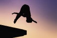 diving woman