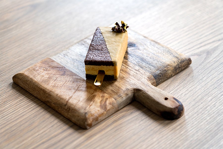 Maple Ice cream sandwich with chocolate and cocoa nibs twelve restaurant portland