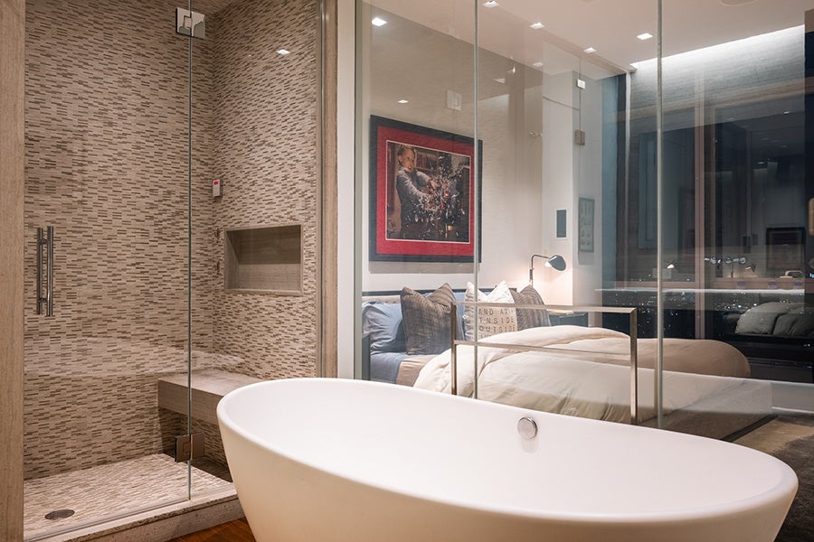 On the Market: A City Penthouse with a Luxurious Bedroom Suite