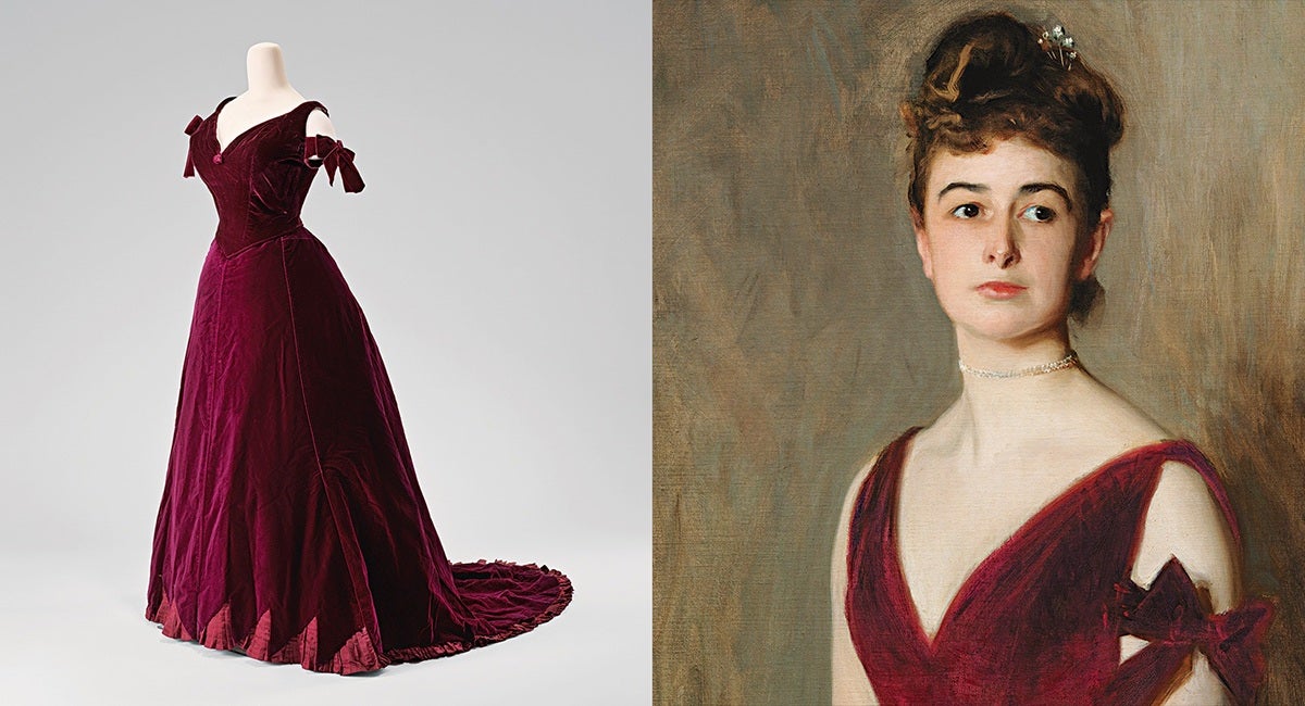 john singer sargent red dress John Singer Sargent Violet in a Red Dress Custom Framed Print