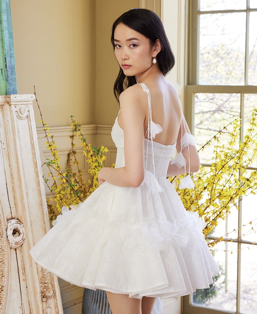 noelle bow mini dress NOELLE MINI DRESS