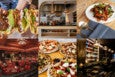 A collage of six photos of food and restaurant interiors represents the most-read food stories of the year.
